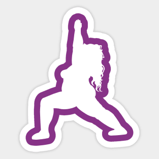 Yoga Girl Sticker